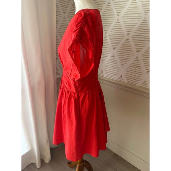 Free People Women’s Medium Red Roll The Dice Mini Dress - Picture 6 of 10